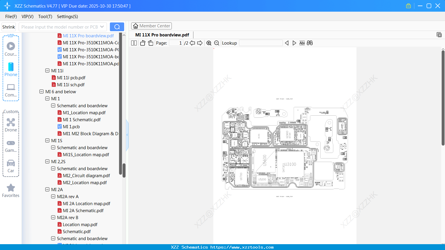 Xiaomi MI 11X Pro Boardview
